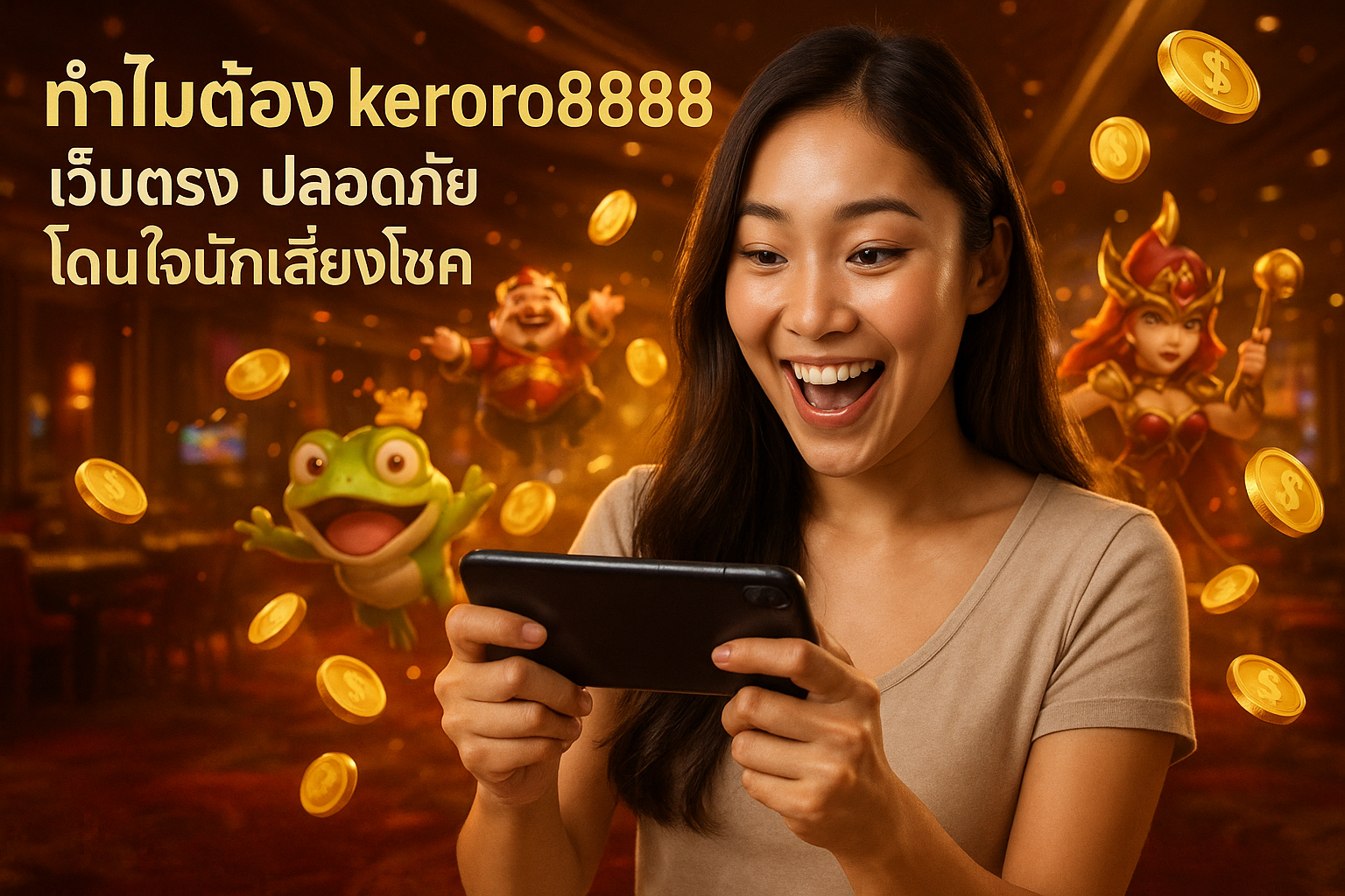 ทำไมต้อง keroro8888 เว็บตรง ปลอดภัย โดนใจนักเสี่ยงโชค